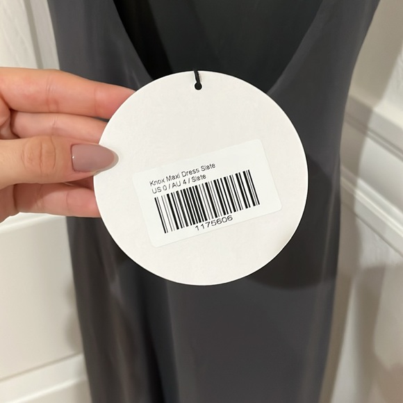 Princess Polly oscar gray / slate midi dress - Picture 5 of 7